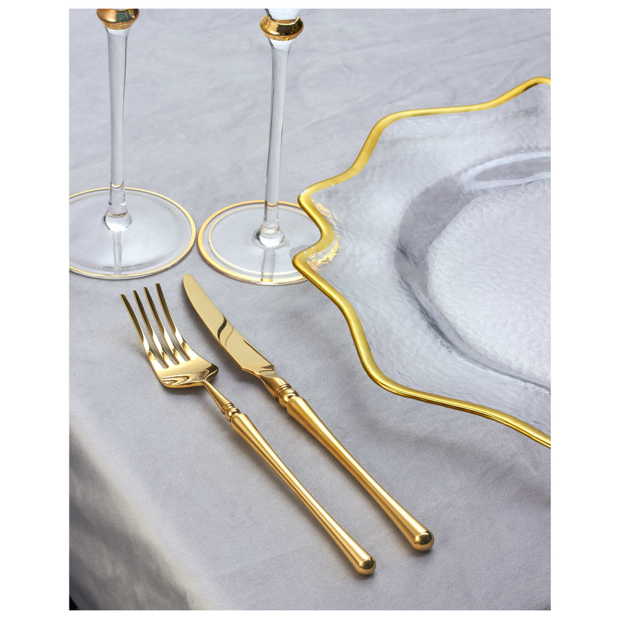 Набор «Регино» глянцевое золото из двух предметов - Фото миниатюра 2