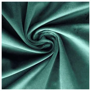 Скатерть круглая бархатная изумрудная - Фото 2