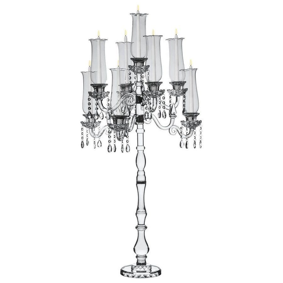 Канделябр «Алис» на 9 свечей хрустальный - Фото миниатюра 2