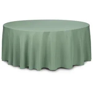 Скатерть круглая габардин озерная