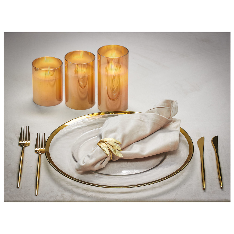 Кольцо для салфетки «Сагуло» золотое - Фото миниатюра 2