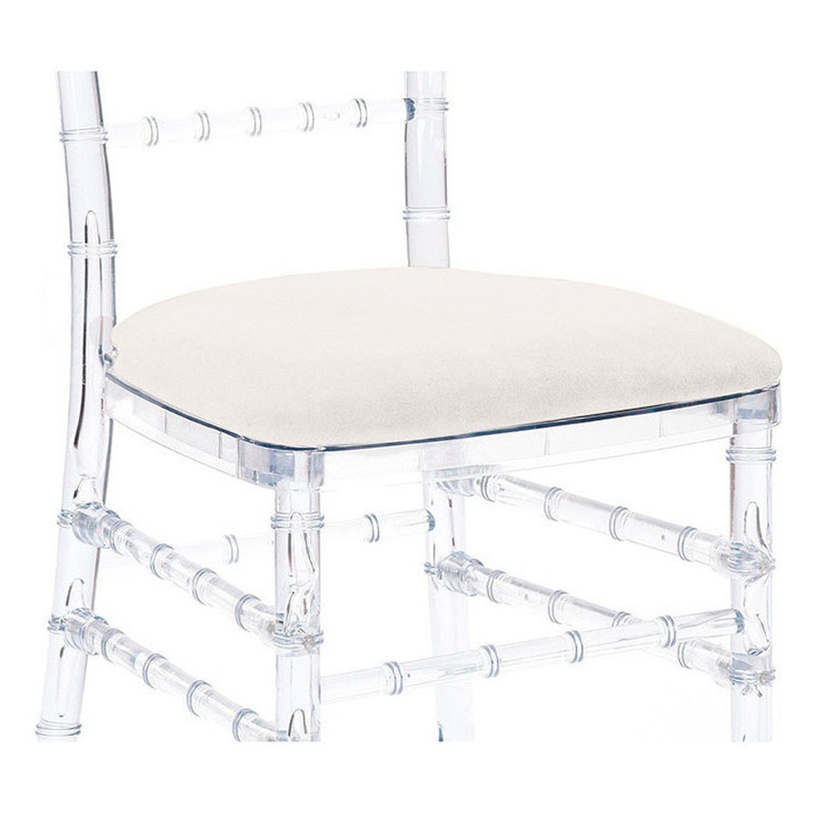 Подушка Кьявари молочная, бархат. Сдаётся со стулом - Фото миниатюра 1