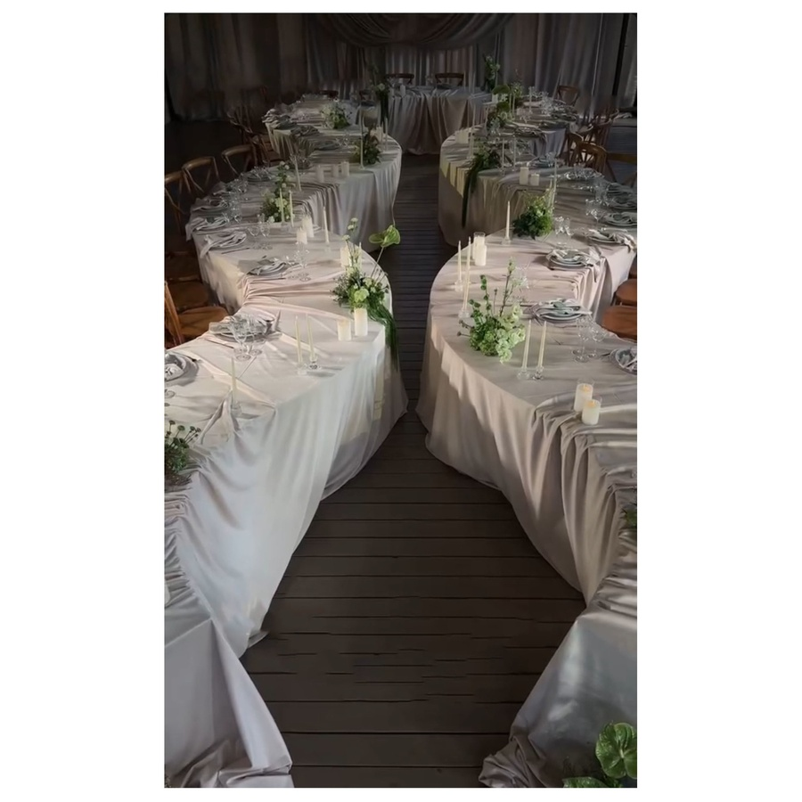 Стол “Змейка» 2 части коричневый - Фото миниатюра 4