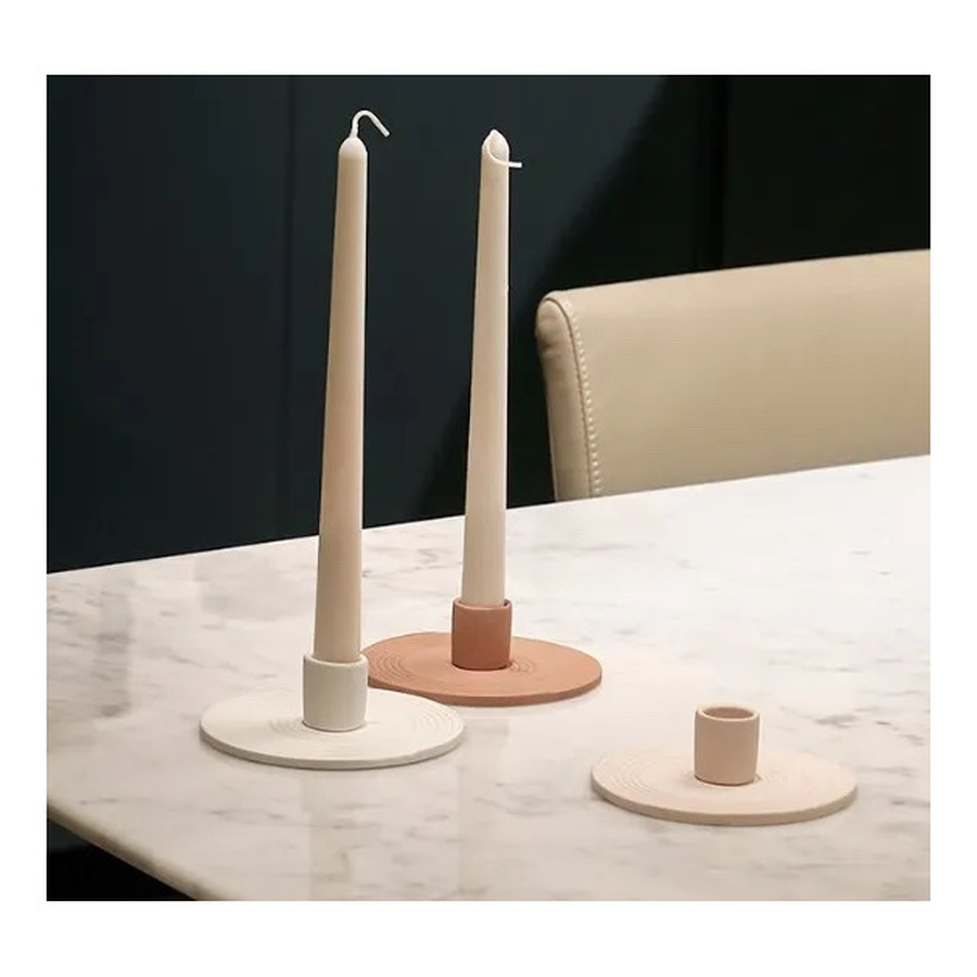 Набор подсвечников Ассо розовые - Фото миниатюра 2