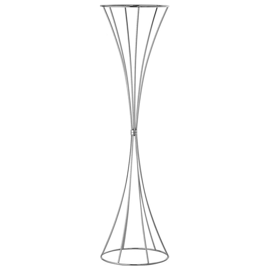 Стойка для цветов «Лючия» серебряная - Фото миниатюра 1