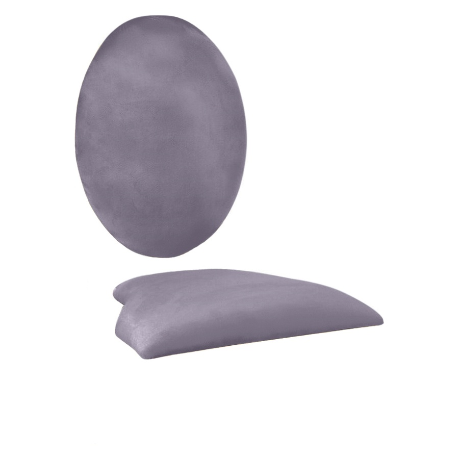 ПОДУШКИ 2 шт к стулу Вашингтон , серо-фиолетовый бархат - Фото миниатюра 1