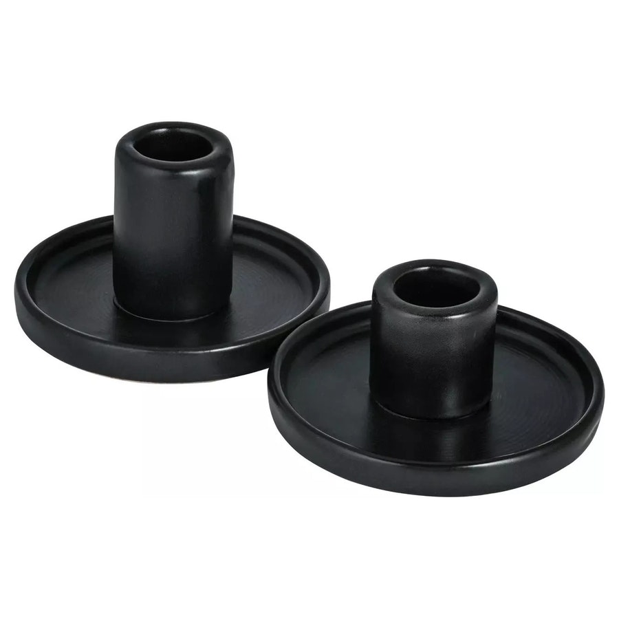 Подсвечник «Бренна» черный S - Фото миниатюра 2