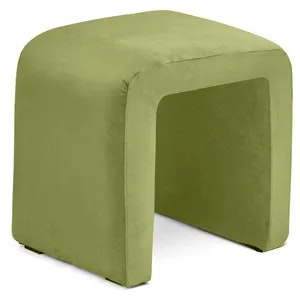 Пуф «П» зеленый бархат