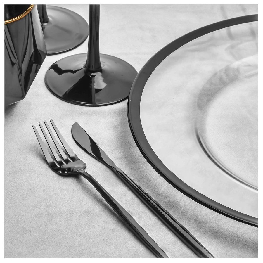 Набор «Имс» глянцевый черный из двух предметов - Фото миниатюра 2