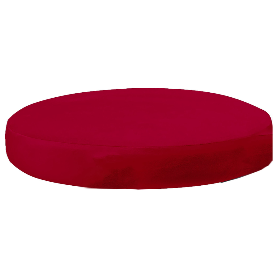 Чехол сидушка к стулу Тотем, красная малина бархат - Фото миниатюра 1