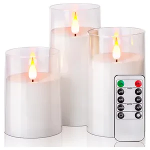 Набор Led свечей белого цвета - Фото 1