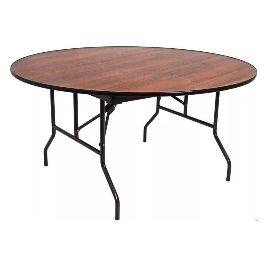 Стол круглый 180 см с мулетоном - Фото миниатюра 1