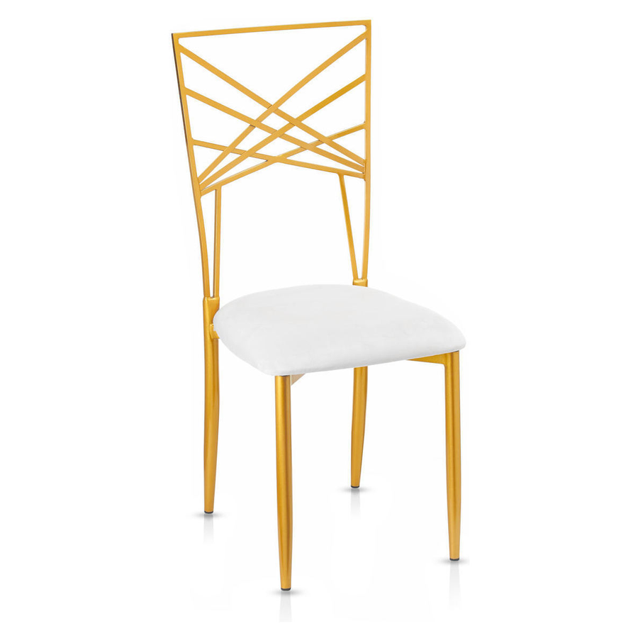 ПОДУШКА к стулу Хамелеон, белая кожа - Фото миниатюра 1