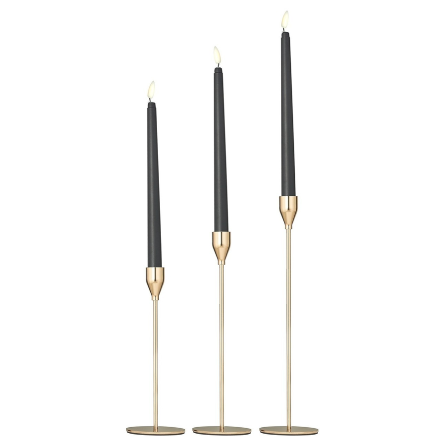 Led свеча 2х28см черного цвета - Фото миниатюра 5