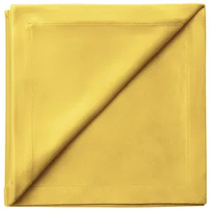 Салфетка бархатная желтая - Фото 1