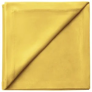 Салфетка бархатная желтая