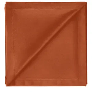 Салфетка бархатная терракотовая - Фото 1
