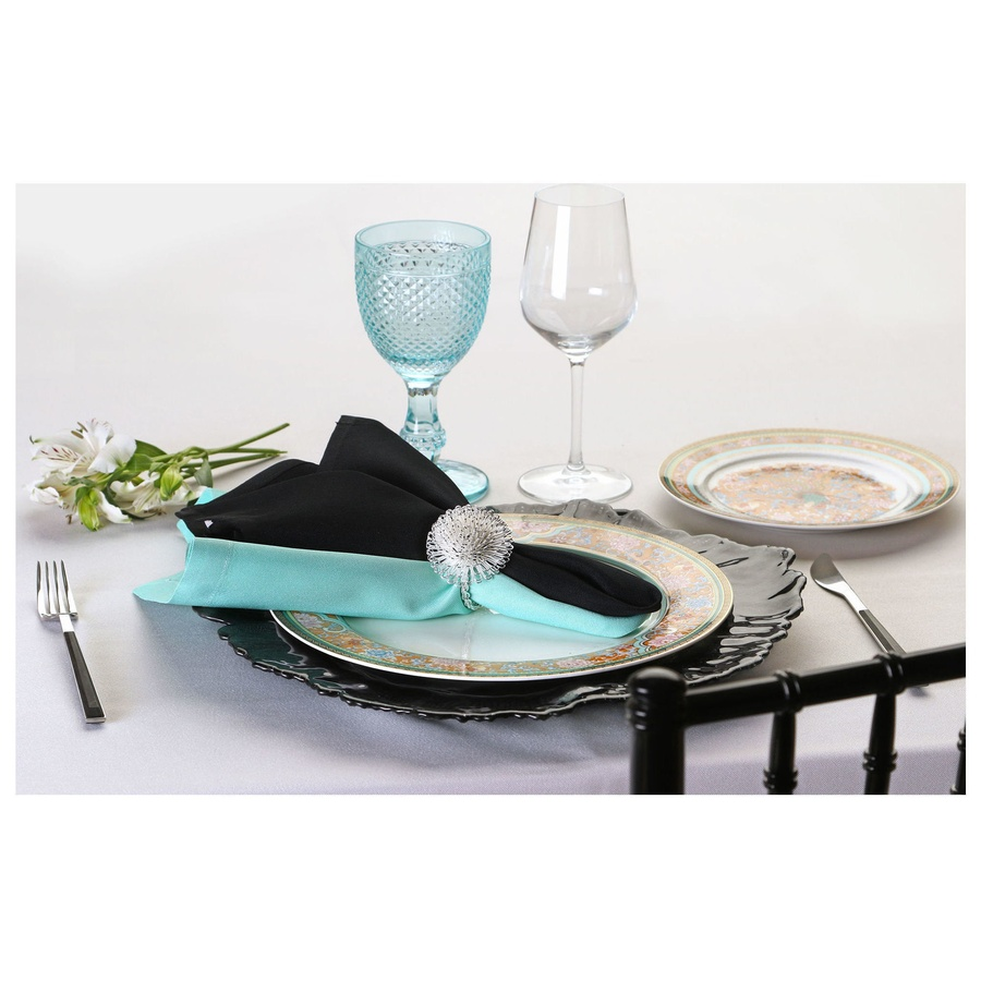 Салфетка габардин черная - Фото миниатюра 3