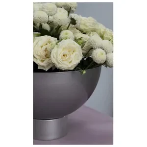 Ваза «Базено» серебряная - Фото 2