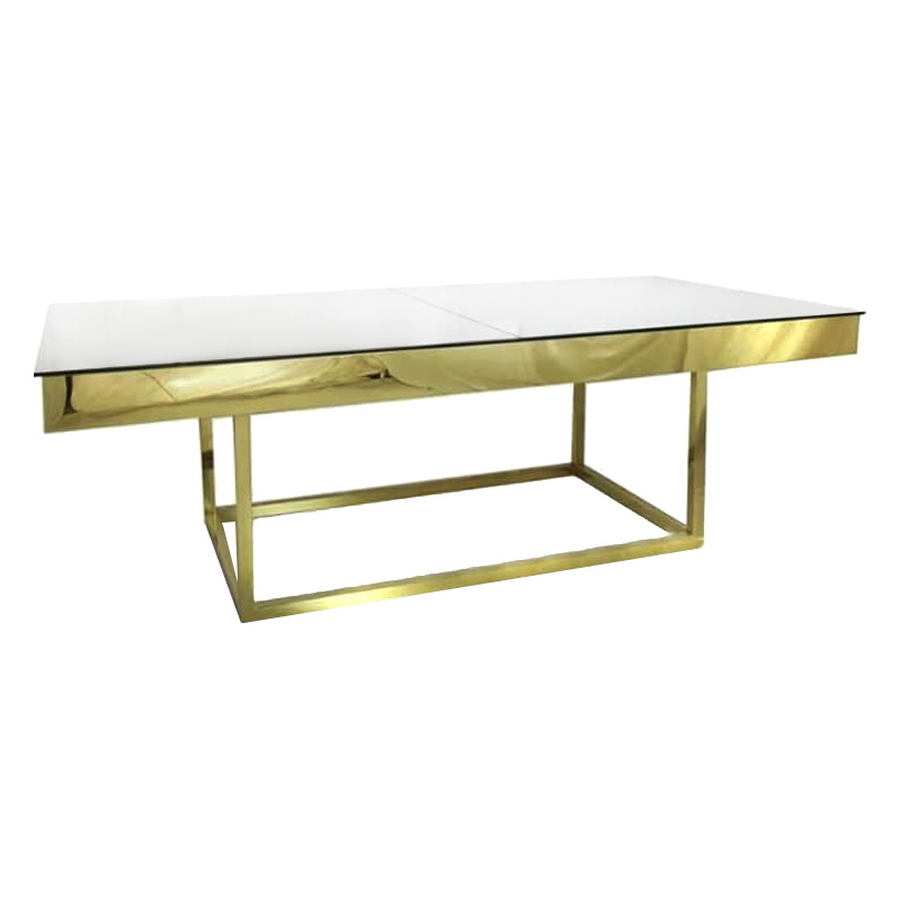 Стол прямоугольный с белой столешницей - Фото миниатюра 1