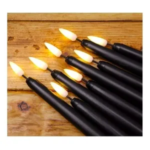 Led свеча 2х28см черного цвета - Фото 3