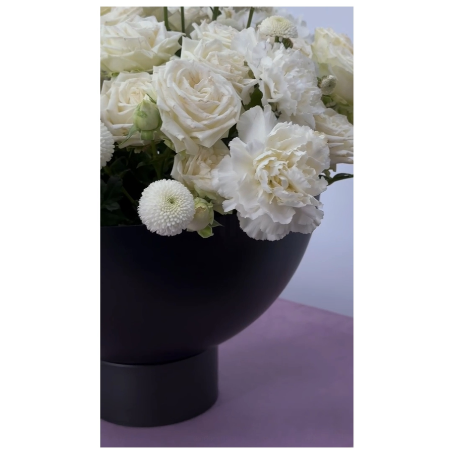 Ваза «Базено» черная - Фото миниатюра 2