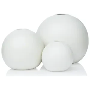 Набор белых ваз «Рондо»