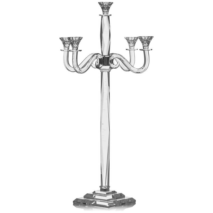 Канделябр «Фесон» на 5 свечей хрустальный - Фото основное 1