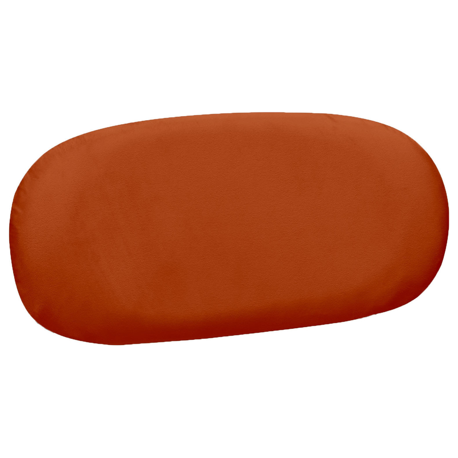 Чехол спинка к стулу Тотем, терракотовый бархат - Фото миниатюра 1