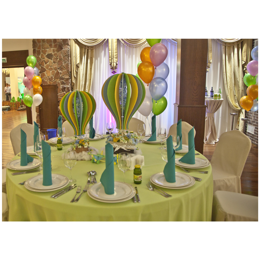 Салфетка габардин малахитовая - Фото миниатюра 2