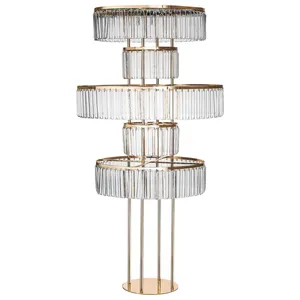 Стойка для цветов «Эдем» золотая с кристаллами - Фото 1