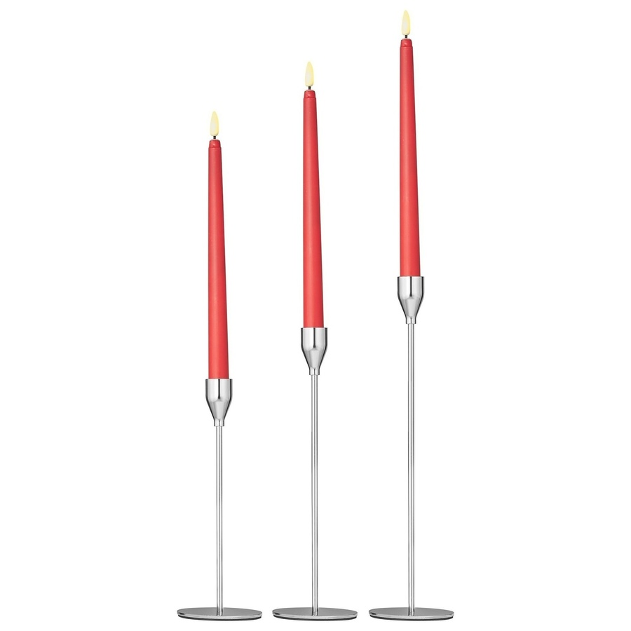 Набор подсвечников «Имс» серебряного цвета - Фото миниатюра 4