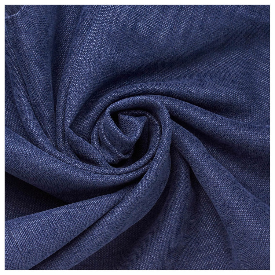 Скатерть прямоугольная из канваса темно-синяя - Фото миниатюра 2