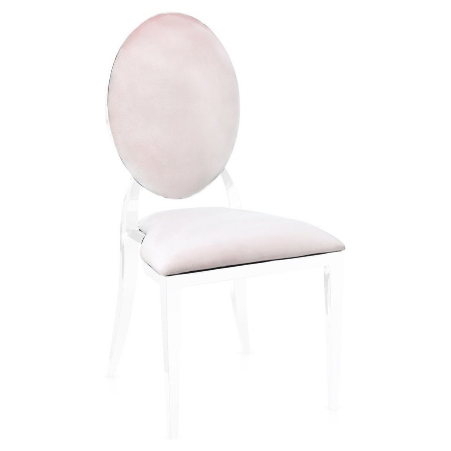 ПОДУШКИ 2 шт. к стулу Вашингтон пыльно-розовый бархат - Фото миниатюра 1