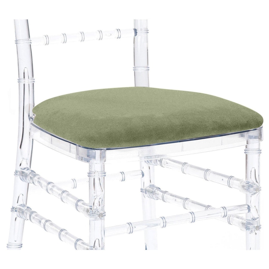 Подушка Кьявари пыльно-зеленый бархат. Сдается со стулом - Фото миниатюра 1