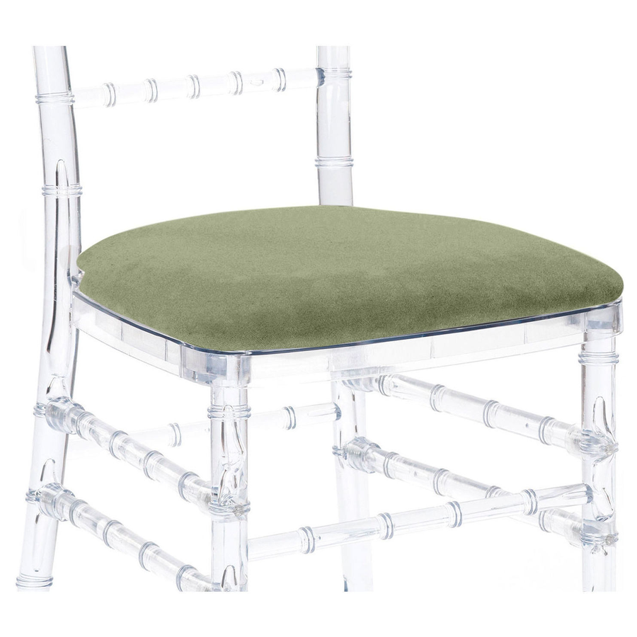 Подушка Кьявари пыльно-зеленый бархат. Сдается со стулом - Фото основное 1