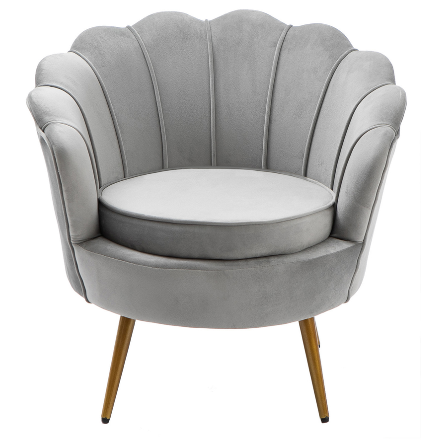 Кресло «Лаперла» серое - Фото миниатюра 1