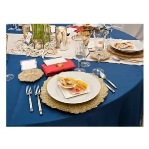 Подстановочная тарелка «Коралл» золотая - Фото 3