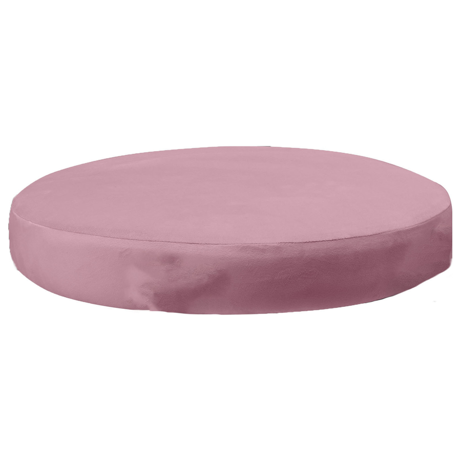 Чехол сидушка к стулу Тотем, розовый бархат - Фото миниатюра 1