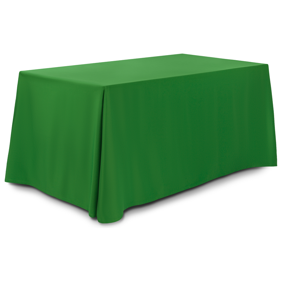 Скатерть прямоугольная габардин зеленая - Фото миниатюра 1
