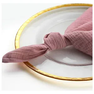 Салфетка из муслина зефирная - Фото 2