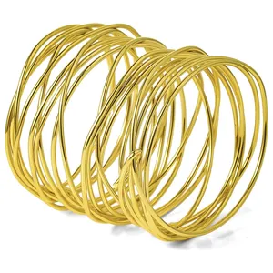 Кольцо для салфетки «Фадено» золотое - Фото 1