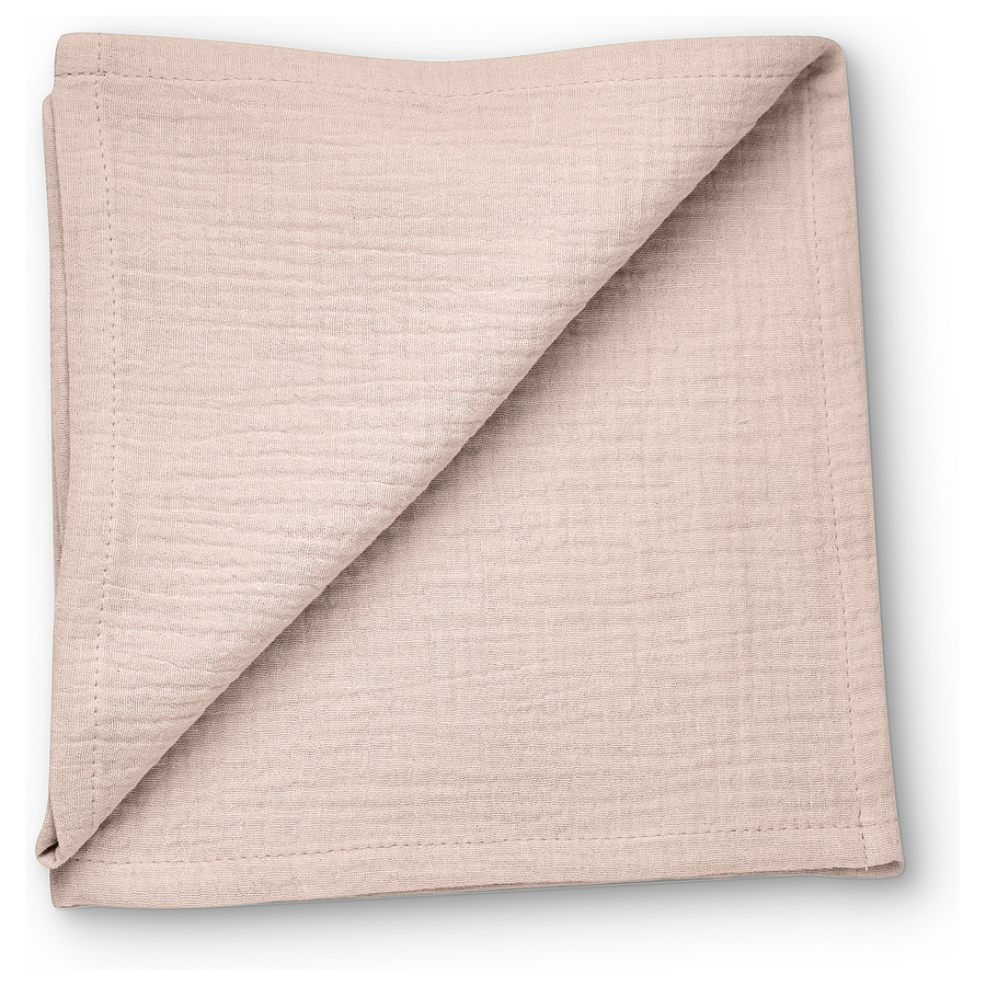 Салфетка из муслина пудровая - Фото миниатюра 1