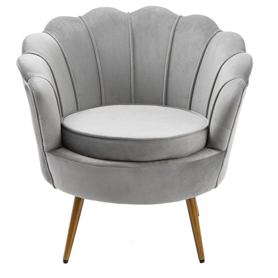 Кресло "Лаперла" серое - Фото миниатюра 1