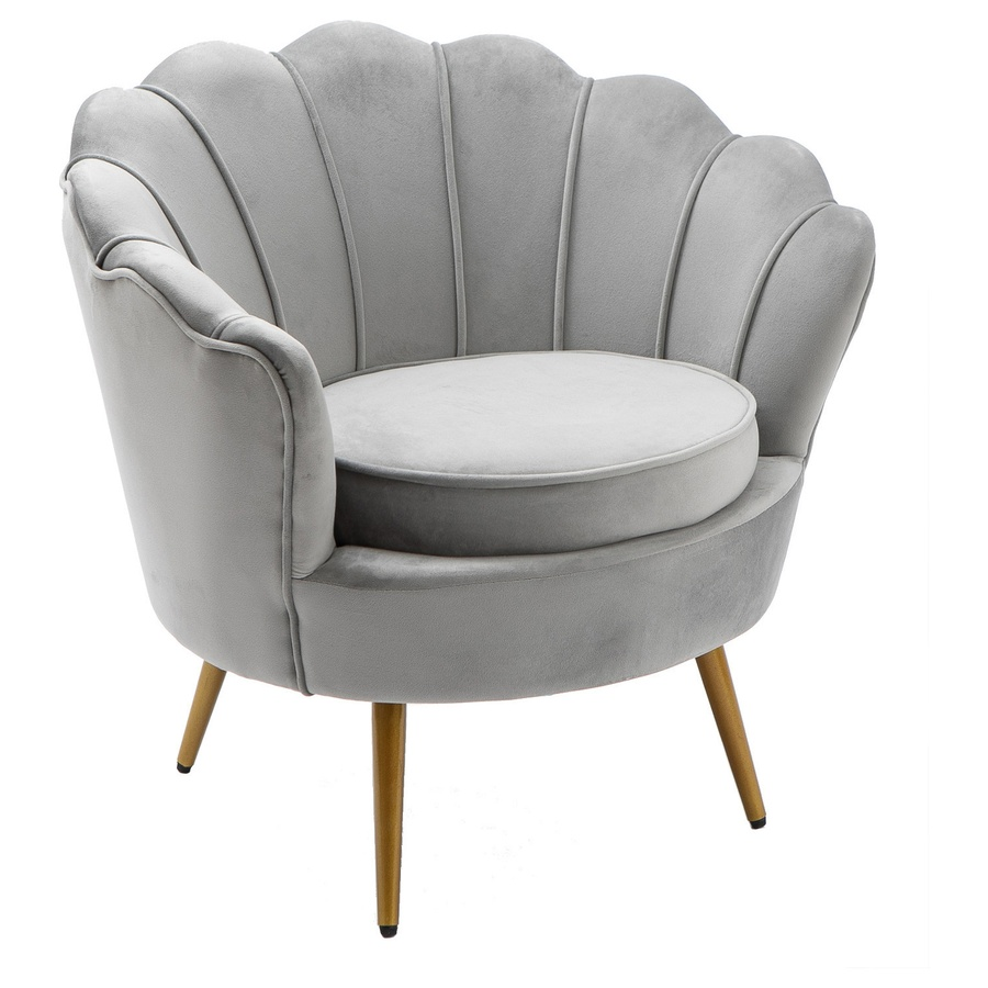 Кресло "Лаперла" серое - Фото миниатюра 2