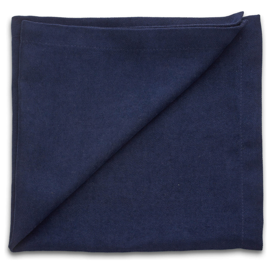 Салфетка из канваса тёмно-синяя - Фото миниатюра 1
