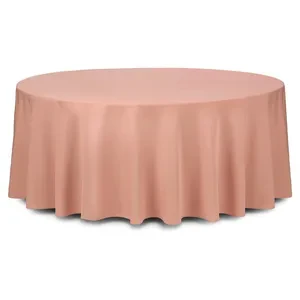 Скатерть круглая габардин жимолостная