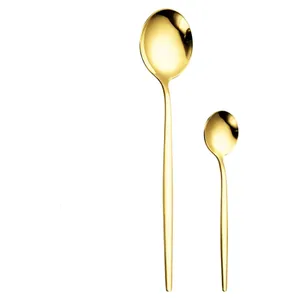 Десертная ложка  «Изи» глянцевое золото - Фото 2