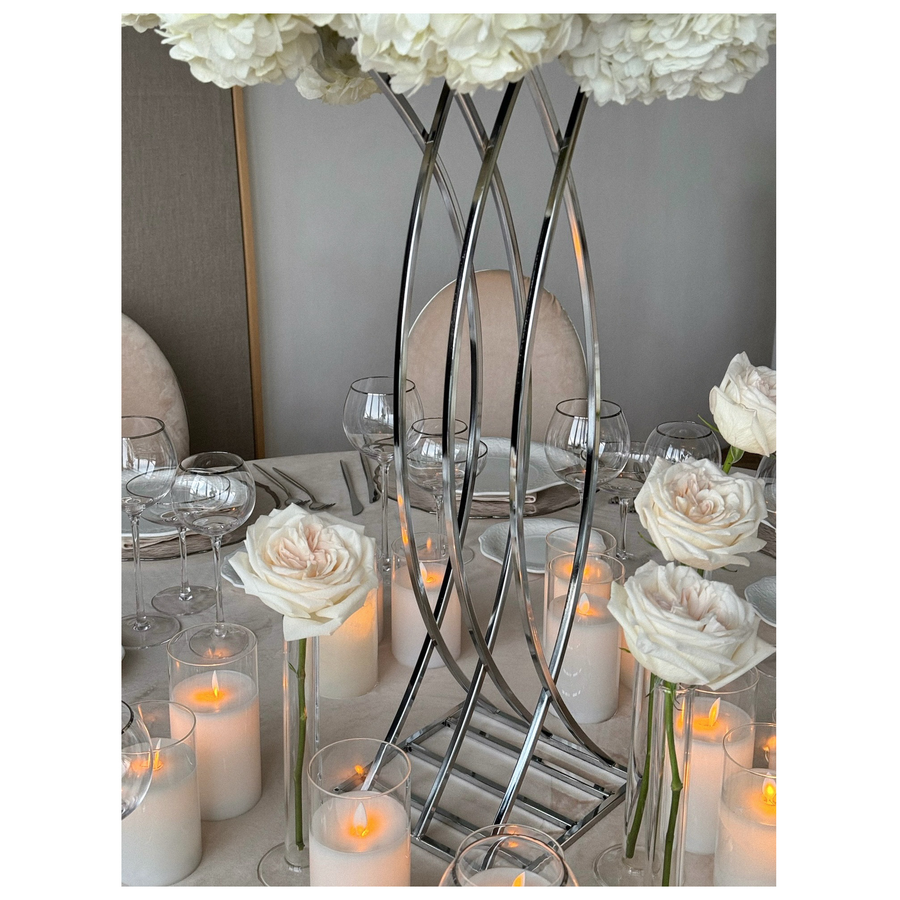 Стойка для цветов «Стэнли»  серебряная - Фото миниатюра 3