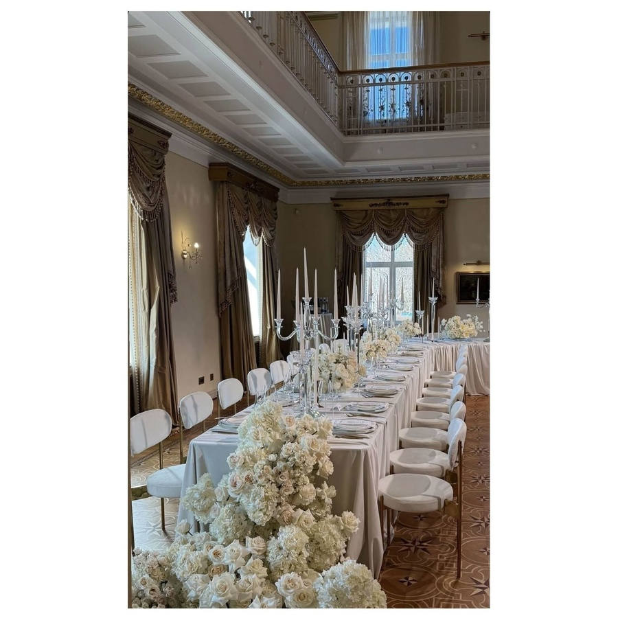 Стол широкий прямоугольный 240х100 см с мулетоном - Фото миниатюра 3